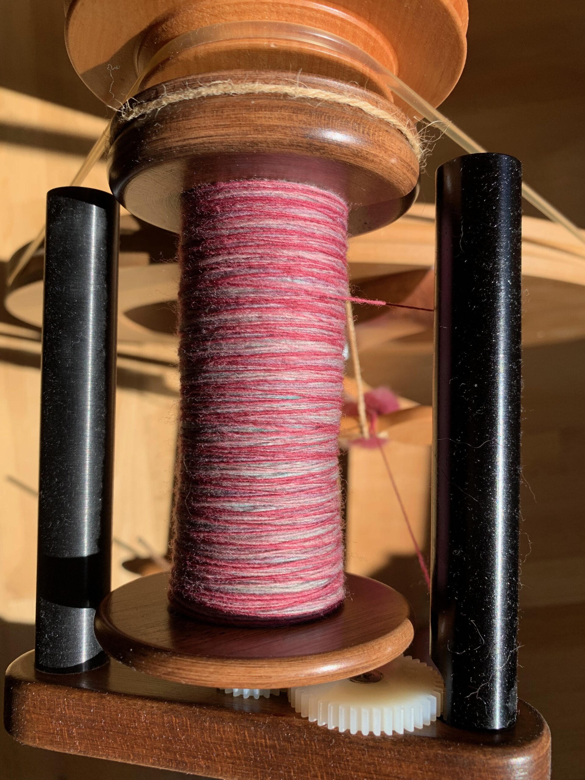 How to Spin Yarn On a Wheel - Absolute Beginner Lesson! 